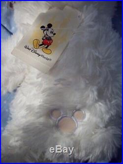 Walt Disney World Pre Duffy Bear Teddy Hidden Mickey Soft Toy White Tag Book 16