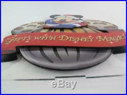Walt Disney World Prop Display Park Sign Santa Mickey 2 Sided Ornament Christmas