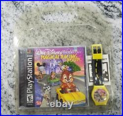 Walt Disney World Quest Magical Racing Tour New Sealed PlayStation 1 PS1 Watch