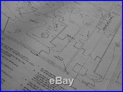 Walt Disney World RARE Mr. Toad's Wild Ride Blueprints 6 sheets 36 x 48
