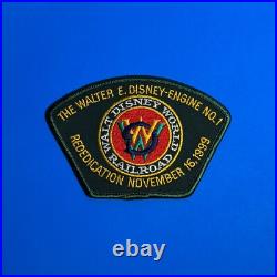 Walt Disney World Railroad Walter E Disney Engine No. 1 Rededication Patch