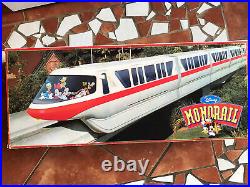 Walt Disney World Red Monorail Playset with Monorail Track In Box