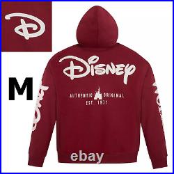 Walt Disney World Red Zip Hoodie Adult MEDIUM Walt Disney World Red Zip Hoodie Adult MEDIUM