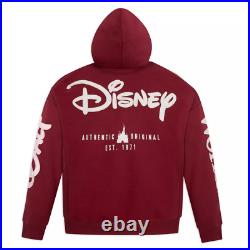 Walt Disney World Red Zip Hoodie Adult MEDIUM Walt Disney World Red Zip Hoodie Adult MEDIUM