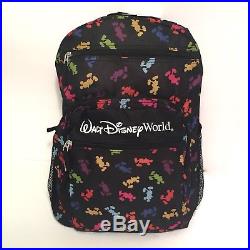 Walt Disney World Resort Black Backpack Mickey Mouse Bag