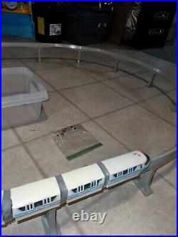 Walt Disney World Resort Blue Monorail Toy Playset with Track & Minifigures