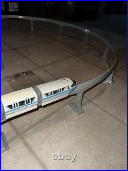 Walt Disney World Resort Blue Monorail Toy Playset with Track & Minifigures