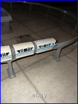 Walt Disney World Resort Blue Monorail Toy Playset with Track & Minifigures