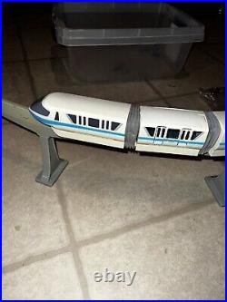 Walt Disney World Resort Blue Monorail Toy Playset with Track & Minifigures