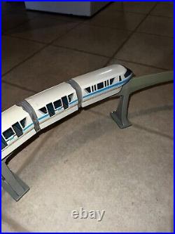 Walt Disney World Resort Blue Monorail Toy Playset with Track & Minifigures