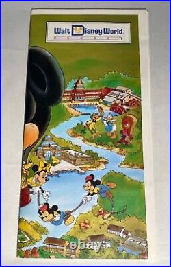 Walt Disney World Resort Fold out Park Map New & Walt Disney World Tin tray Used