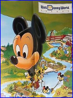 Walt Disney World Resort Fold out Park Map New & Walt Disney World Tin tray Used