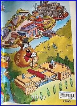 Walt Disney World Resort Fold out Park Map New & Walt Disney World Tin tray Used