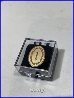 Walt Disney World Resort Operating Participant Service Award Pin 1 Year Wdw Rare
