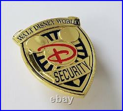 Walt Disney World Resort Security Division Rare Mickey Mouse Officer's Badge