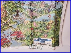 Walt Disney World Resort Vintage poster Map Vintage