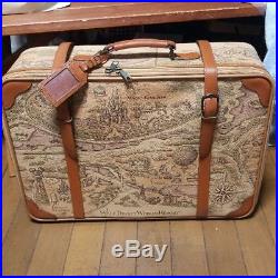 Walt Disney World Resort x MacDonald Map trunk carry case Travel Bag suitcase FS