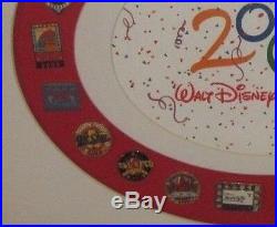 Walt Disney World Resorts 22 (twenty two)pin set LTD ED 100 Framed (2000) withCert