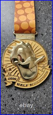 Walt Disney World Run Disney 2016 Dopey Challenge Marathon Medals Complete Set
