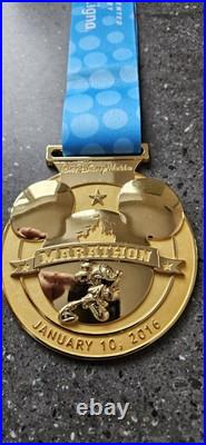 Walt Disney World Run Disney 2016 Dopey Challenge Marathon Medals Complete Set
