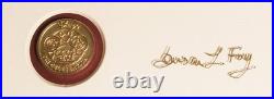 Walt Disney World SANDS OF TIME Framed PINS LTD ED of 50 Hour Glass Mickey Mouse