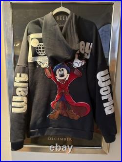 Walt Disney World Sorcerer Mickey Navy Zip Hoodie Jacket XL NWOT
