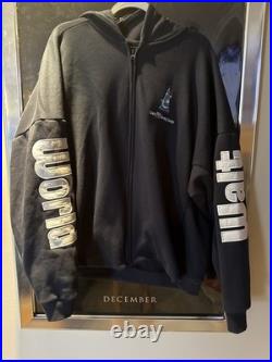 Walt Disney World Sorcerer Mickey Navy Zip Hoodie Jacket XL NWOT