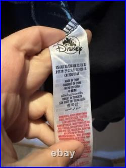 Walt Disney World Sorcerer Mickey Navy Zip Hoodie Jacket XL NWOT