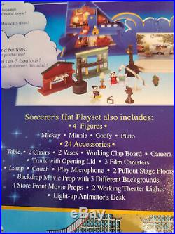 Walt Disney World Sorcerer's Hat Monorail Adventure Play Set Complete-Nice withBox