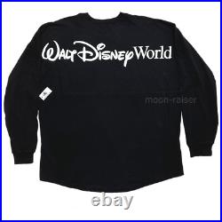 Walt Disney World Spirit Jersey Black with White Disney Parks Adult MEDIUM Walt Disney World Spirit Jersey Black with White Disney Parks Adult MEDIUM