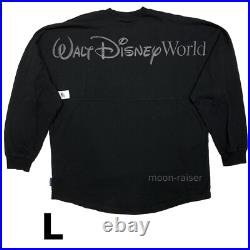 Walt Disney World Spirit Jersey Monochrome Black on Black Disney Parks LARGE