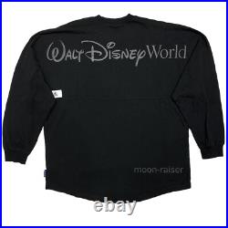 Walt Disney World Spirit Jersey Monochrome Black on Black Disney Parks LARGE