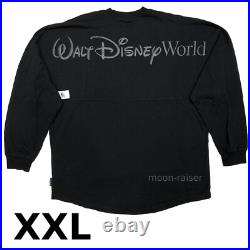 Walt Disney World Spirit Jersey Monochrome Black on Black Disney Parks XXL Walt Disney World Spirit Jersey Monochrome Black on Black Disney Parks XXL