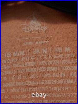 Walt Disney World Spirit Jersey Wear Size M Adult In Hand Orange Ombre Peach NWT