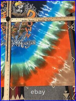 Walt Disney World Splash Mountain Size 2XL Tye Dyed Shirt Going Down Vtg T86