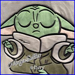 Walt Disney World Star Wars Baby Yoda Grogu Zip-Up Hoodie Size XL New 2026