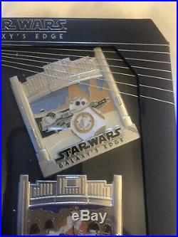 Walt Disney World Star Wars Galaxys Edge Opening Day 4 Pin Box Set LE 500 BNIB