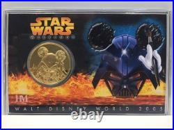Walt Disney World. Star Wars Weekends 2005. 4 x Limited Edition Coin Set NEW