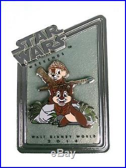 Walt Disney World Star Wars Weekends 2014 Chip & Dale as Ewok Medium Figure New