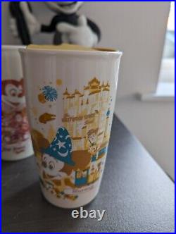 Walt Disney World Starbucks 50th Vintage Collection Tumblers / Mugs / Cups
