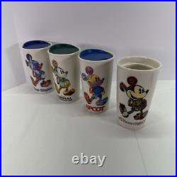 Walt Disney World Starbucks Mickey Mouse Ceramic Tumblers Set All 4 Parks