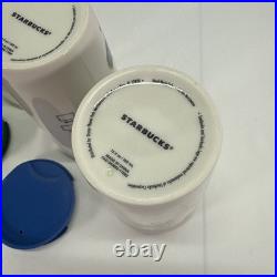 Walt Disney World Starbucks Mickey Mouse Ceramic Tumblers Set All 4 Parks