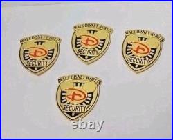 Walt Disney World Style Numbered Badge #7 Gold Tone New Unissued Replica