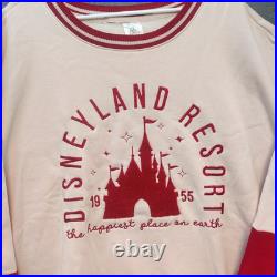 Walt Disney World Sweater Red 1955 Embroidered Most Magical Place Size 3XL NEW