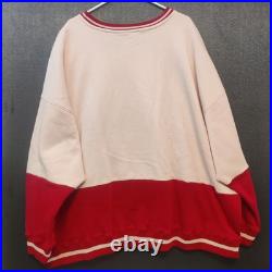 Walt Disney World Sweater Red 1955 Embroidered Most Magical Place Size 3XL NEW
