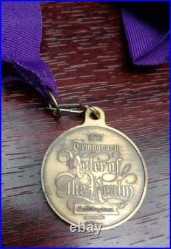 Walt Disney World Sword In The Stone Temporary Ruler Of The Realm Medal RARE Walt Disney World Sword In The Stone Temporary Ruler Of The Realm Medal RARE