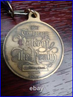 Walt Disney World Sword In The Stone Temporary Ruler Of The Realm Medal RARE Walt Disney World Sword In The Stone Temporary Ruler Of The Realm Medal RARE