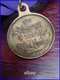 Walt Disney World Sword In The Stone Temporary Ruler Of The Realm Medal RARE Walt Disney World Sword In The Stone Temporary Ruler Of The Realm Medal RARE