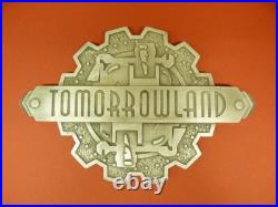 Walt Disney World TOMORROWLAND Magic Kingdom Trashcan Plaque Prop Sign Display Walt Disney World TOMORROWLAND Magic Kingdom Trashcan Plaque Prop Sign Display