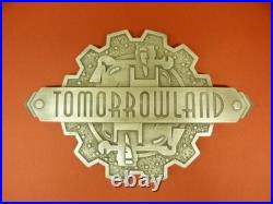 Walt Disney World TOMORROWLAND Magic Kingdom Trashcan Plaque Prop Sign Display Walt Disney World TOMORROWLAND Magic Kingdom Trashcan Plaque Prop Sign Display